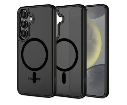 Etui do telefonów TECH-PROTECT Magmat MagsaFE Do Galaxy S25 FE Matte Black 5906302332809